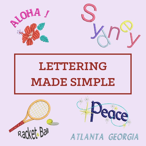 Embroidery Lettering Made Simple