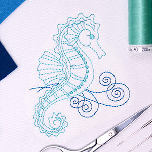 Create Beautiful Ethereal Embroidery Designs with the Amazing Redwork Tool