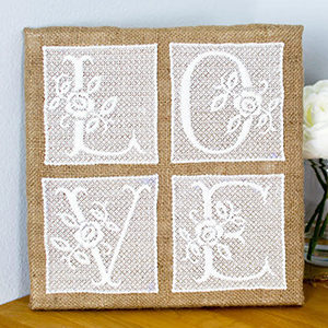 Read more about the article Free Standing Lace Wall Art Project