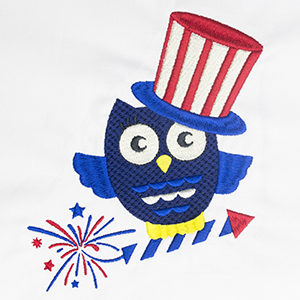 4th of July Patriotic Owl with Tutorial Videos & FREE Designs