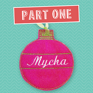Personalized Christmas Tags & Ornaments with FREE Instructions & Embroidery Designs – Part 1