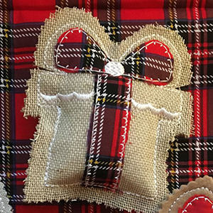 ’Christmas Present’ ITH Ornament Project by Meryl Makes
