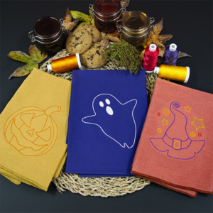 Read more about the article Halloween Linework Napkins